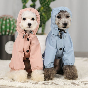 Reflective Strip Raincoat for Dogs Waterproof Clothes for Dogs Rain on The Dog Universal Season Small Pet Puppy Cloth Raincoats