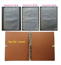 Load image into Gallery viewer, Scrapbooking Cutting Dies Organizer Stencil Stamps Collection Album Storage Book PU Leather Cover PVC Inner Sheets and Pockets
